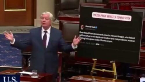 Lindsey Graham odpowiadający Donaldowi Tuskowi