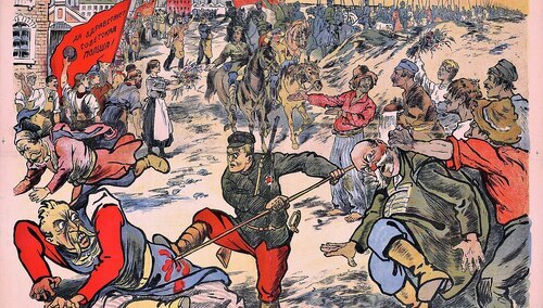 "Oto czym kończą się pańskie pomysły". Radziecki plakat propagandowy 1920