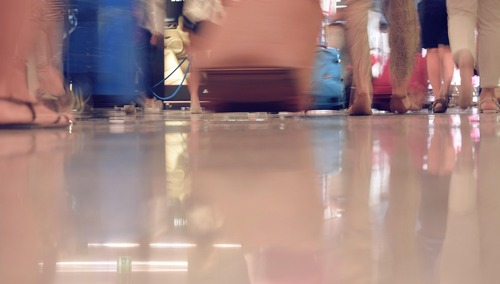 Podróżni / lotnisko