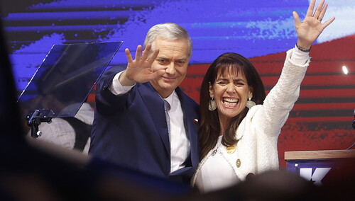 Jose Antonio Kast i jego żona Maria Pia Adriasola