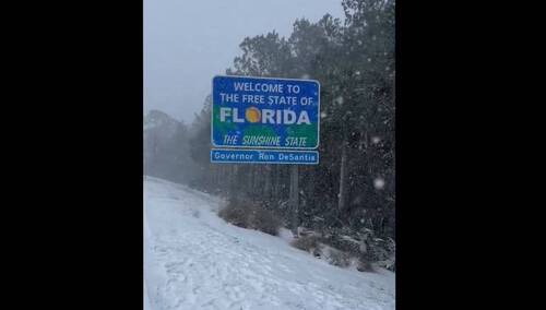 Śnieżyca na Florydzie