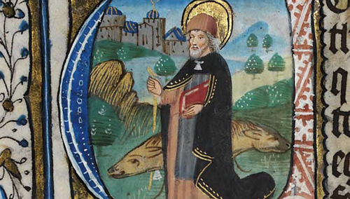 Św. Antoni Egipski. Book of Hours