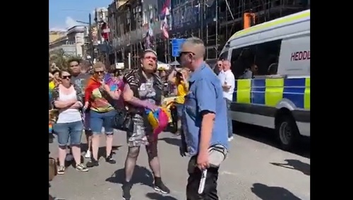 Awantura na Pride Cymru w Cardiff