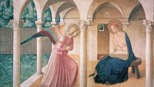 Fra Angelico "Zwiastowanie"