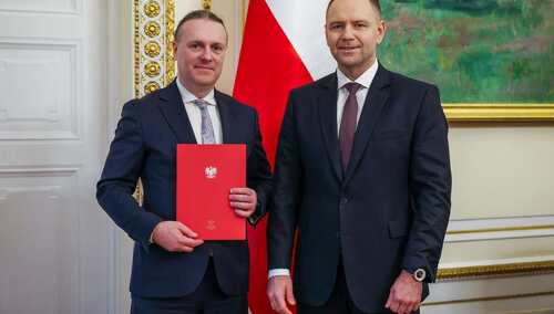 Grzegorz Ksepko (L) i Karol Nawrocki 