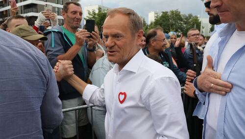 Donald Tusk w Legionowie