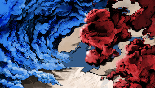 ciemne chmury nad Polską