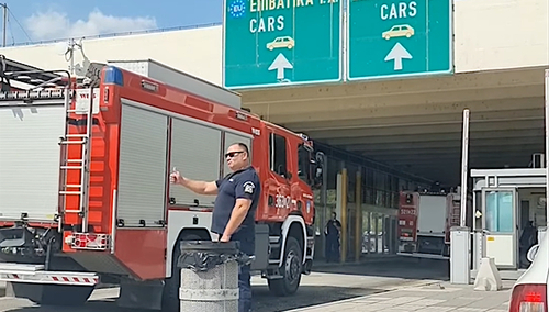 [VIDEO] Tak greccy funkcjonariusze żegnali polskich strażaków!