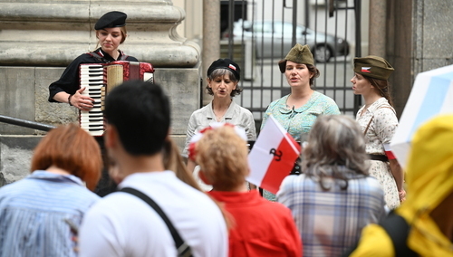 12-ty, tegoroczny happening historyczny „Żywy Znak dla Powstania Warszawskiego”