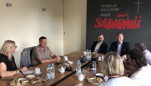 Przewodniczący Piotr Duda spotkał się z Prezydium Krajowej Sekcji Oświaty i Wychowania NSZZ „Solidarność”