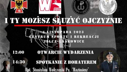 „I Ty możesz służyć Ojczyźnie”. Zapraszamy już 4 listopada