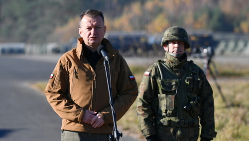 Szef MON: na granicy polsko-białoruskiej jest ponad 9 tys. żołnierzy