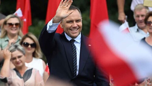 Prezydent Karol Nawrocki w Godziszowie