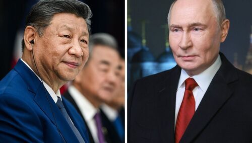 Xi Jinping i Władimir Putin