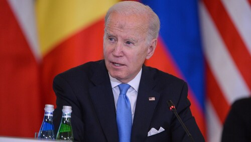 Joe Biden podczas szczytu B9