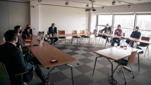 Spotkanie Daniela Obajtka ze związkami zawodowymi 