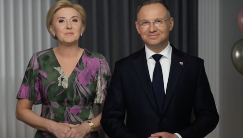 Prezydent Andrzej Duda i Pierwsza Dama Agata Kornhauser-Duda 