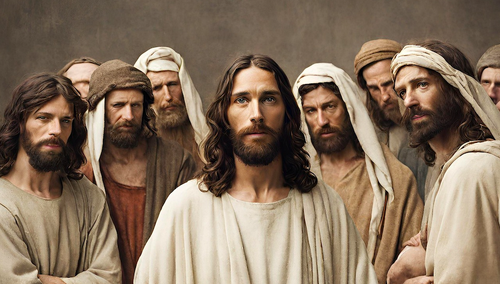 Jezus i uczniowie