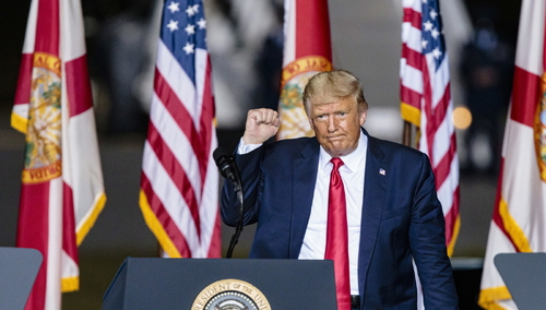 "Na gościa, który nazywa się Trump". Prezydent USA oddał głos w wyborach