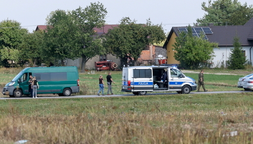 Mniszków, miejsce upadku rosyjskiego drona