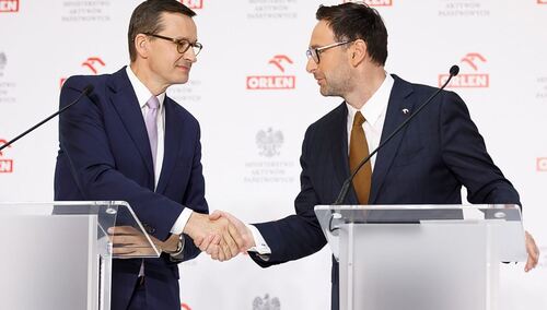 "My nie chcemy sprzedać Lotosu Rosjanom". Obajtek mocno o "prawdziwym celu" ataków opozycji