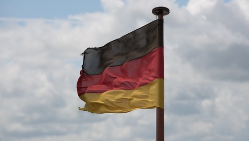 Niemiecka flaga, fot. ilustracyjna