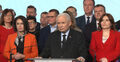 Jarosław Kaczyński i politycy partii PiS