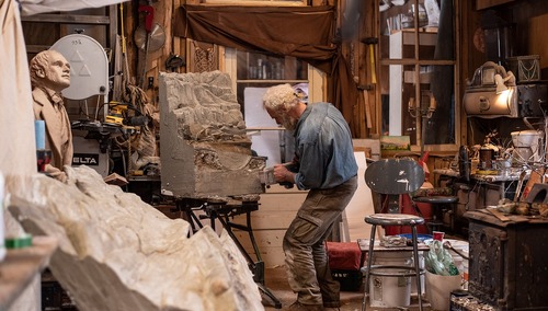 Artysta, studio, sztuka, zdjęcie podglądowe