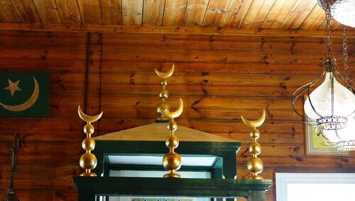 Wnętrze meczetu w Kruszynianiach