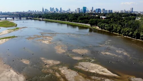 Główny Inspektor Sanitarny ostrzega przed przebywaniem w pobliżu skażonej Wisły