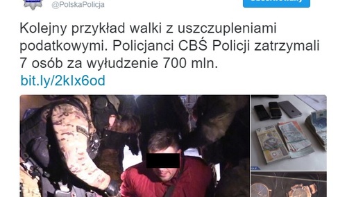 Policjanci CBŚP zatrzymali grupę przestępców w białych kołnierzykach, którzy wyłudzili 700 mln VAT