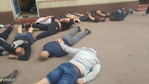 Nietypowe miejsce. Kibice planowali ustawkę... w sklepie z suplementami diety