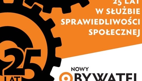 Pomarańczowa plansza z napisami