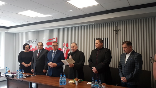 Poświęcono nową siedzibę Komisji Krajowej NSZZ "S" w Warszawie