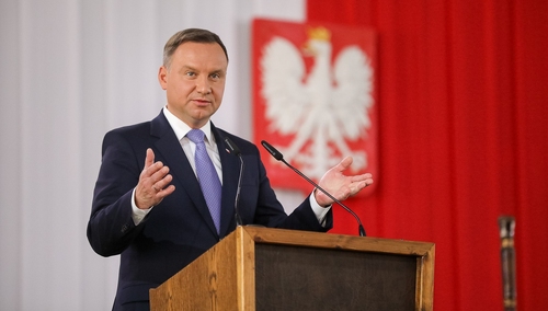 Andrzej Duda o zmianach w kodeksie wyborczym: "Powinien je ocenić Trybunał Konstytucyjny"