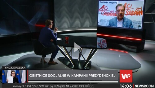 Piotr Duda: Dodatek solidarnościowy powinien być jeszcze przed I turą wyborów prezydenckich