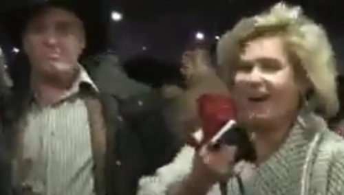 [video] "Kulturalna" elyta szydzi z protestujących pod Teatrem Powszechnym