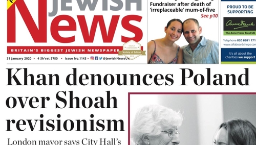 Wielka Brytania: Burmistrz Londynu na okładce żydowskiego pisma "potępia Polskę" za rewizjonizm Zagłady