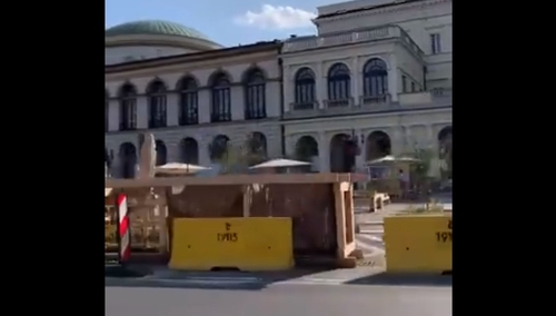 [video] "Strefa relaksu" Trzaskowskiego. Wcześniej nie cieszyła się zainteresowaniem, a teraz... też nie