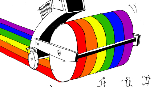 Die Welt o "homofobii" w Polsce: "Faszystowskie naklejki z rodziną złożoną z kobiety i mężczyzny"