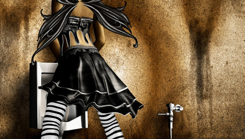 Transseksualista korzystający z pisuaru