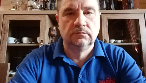 Szef "Solidarności" Piotr Duda w trakcie wideo konferencji z rządem w ramach konsultacji społecznych "Tarczy antykryzysowej"