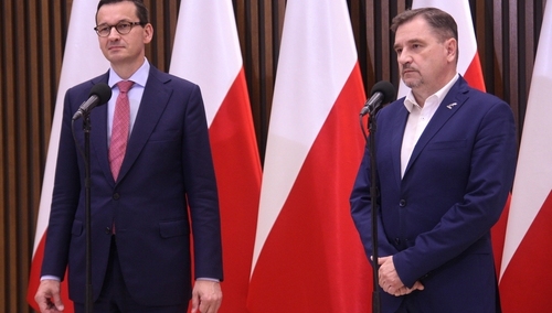 Piotr Duda: Czekamy aż premier przedstawi nam wnioski z dzisiejszego spotkania. Dla nas mogą być jedne