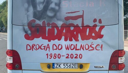 W 39. rocznicę Podpisania Porozumień Sierpniowych w Koszalinie wyjechał "Autobus Solidarności"