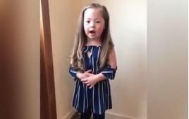 [video] Światowy viral - dziewczynka z Zespołem Downa rozbija system