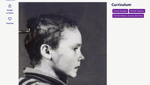 Amerykański portal opublikował zdjęcie Czesławy Kwoki z Auschwitz jako... "jewish boy". Ciekawa reakcja
