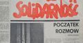 Pierwsze wydanie "Tygodnika Solidarność"