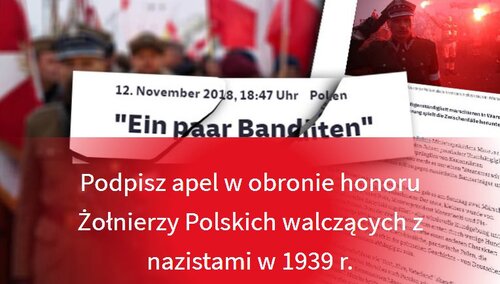 Apel w obronie żołnierzy polskich z 1939 roku po "bandytach" w „Sueddeutsche Zeitung”