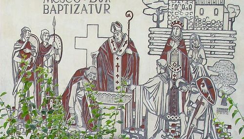 Święto Chrztu Polski. 14 kwietnia 966 roku Mieszko I przyjął chrzest podczas Wigilii Paschalnej