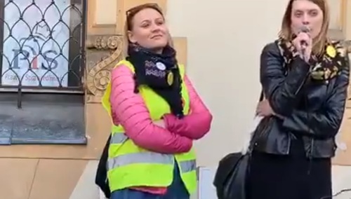 [video] Marta Szymczyk strajkująca nauczycielka [Manifa, Strajk Kobiet]: "Zablokujemy ten kraj"